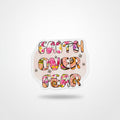 Faith Over Fear Vinyl Clear Sticker