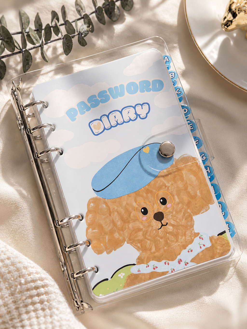 Password Notebook Cute Dog