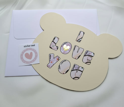 Bear I Love You Card