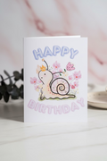 Happy Birthday Snail Card