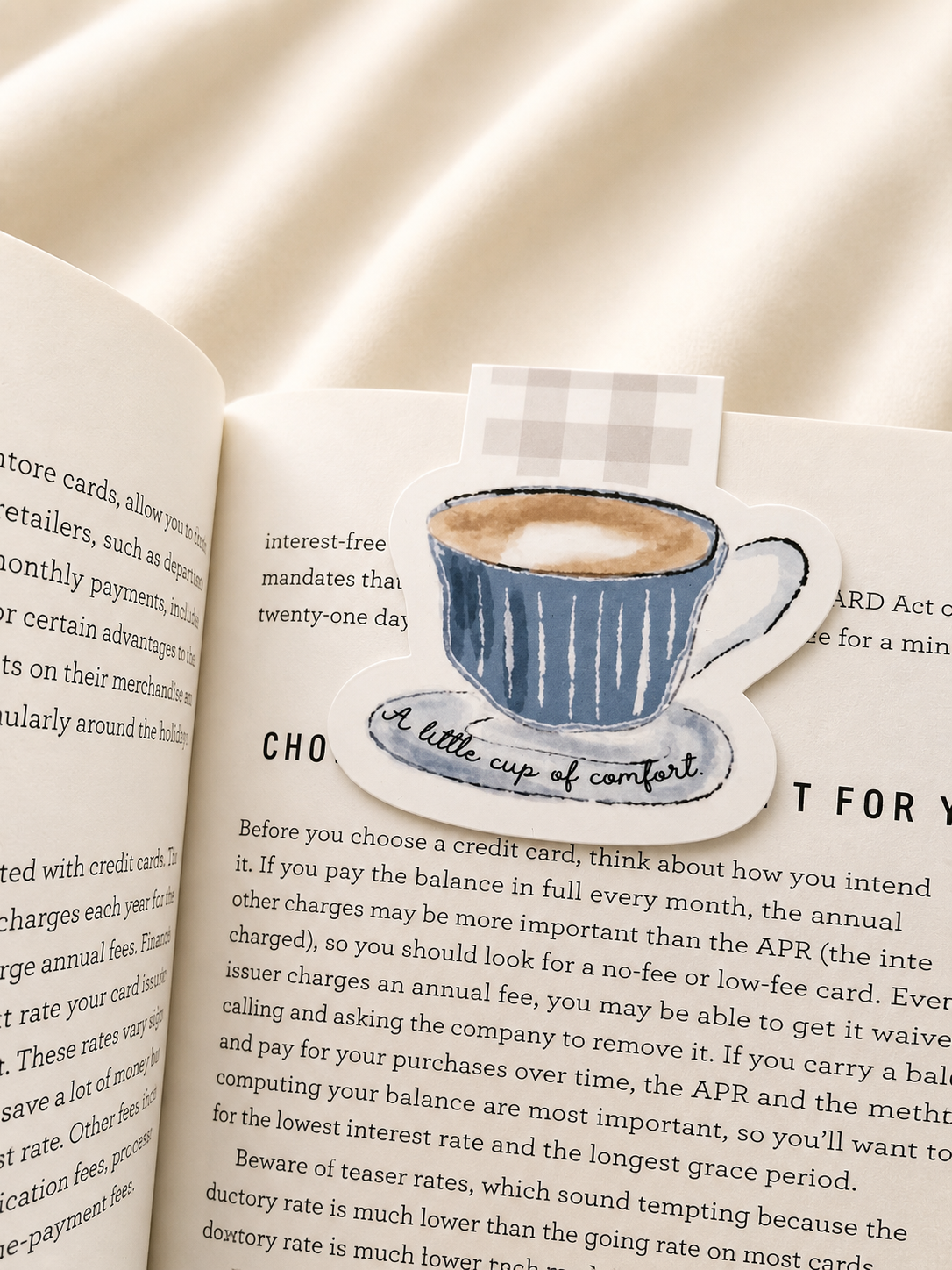 Coffee Magnetic Bookmark