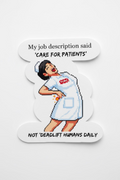 Nurse Dead Lift Vinyl Sticker